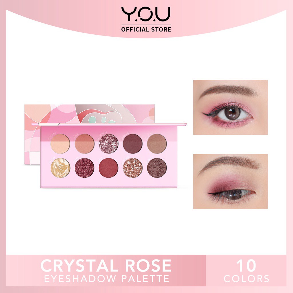 YOU Crystal Rose Eyeshadow Palette