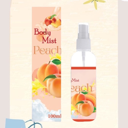 Kanzo - Parfum Body Mist Sweet Peach 100ml Premium / Parfum Sweet Peach 100ml / Body Mist Peach 100ml Unisex