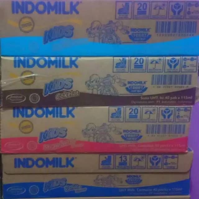 Baru susu indomilk kotak 115 ml susu uht coklat dan ...