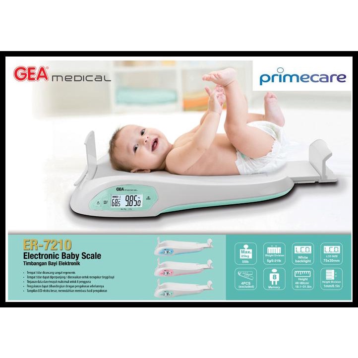 Timbangan Bayi Digital Gea Er-7210 / Timbangan Bayi Gea Er-7210