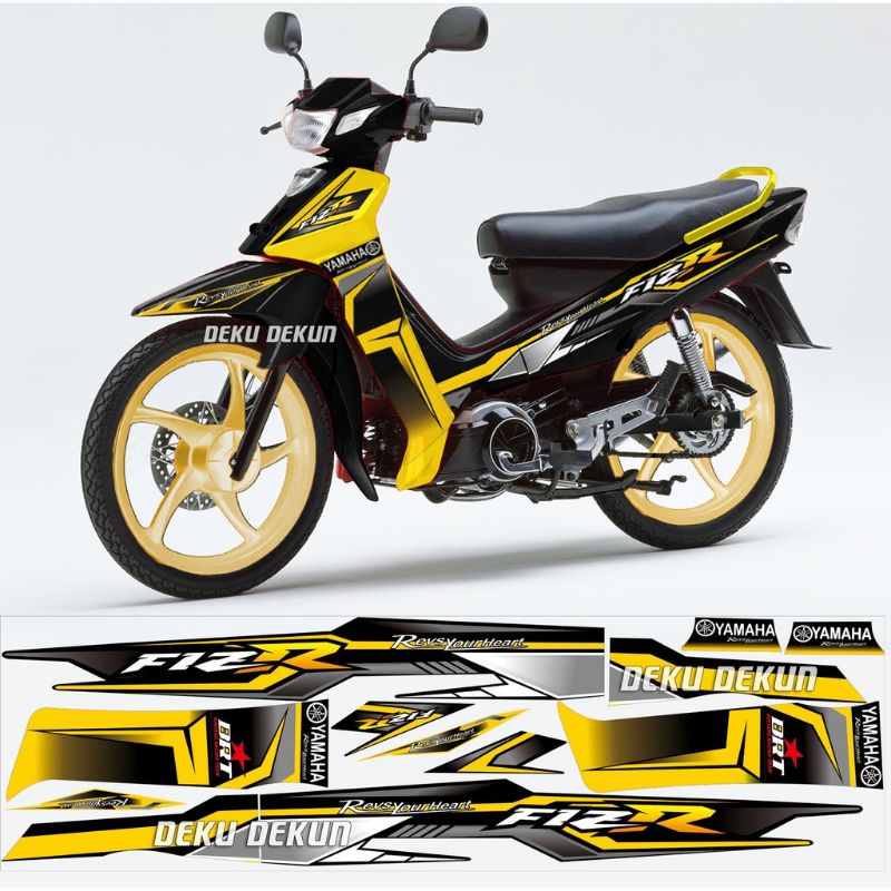 striping variasi f1zr / striping variasi f1zr kuning hitam / striping variasi fizr / striping varias