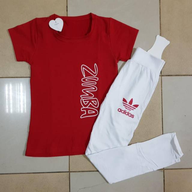 Baju senam zumba - baju senam adidas - baju senam keren - baju olahraga murah berkualitas