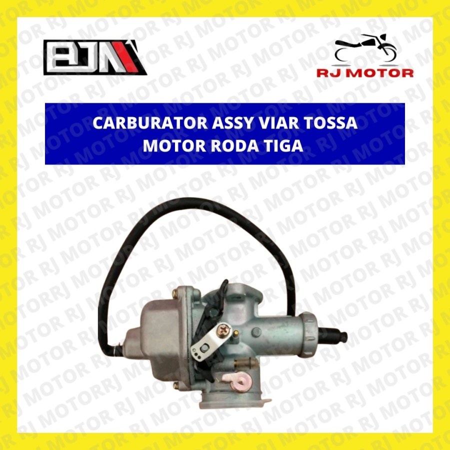 CARBURATOR ASSY VIAR TOSSA MOTOR RODA TIGA BJM KUALITAS BAGUS