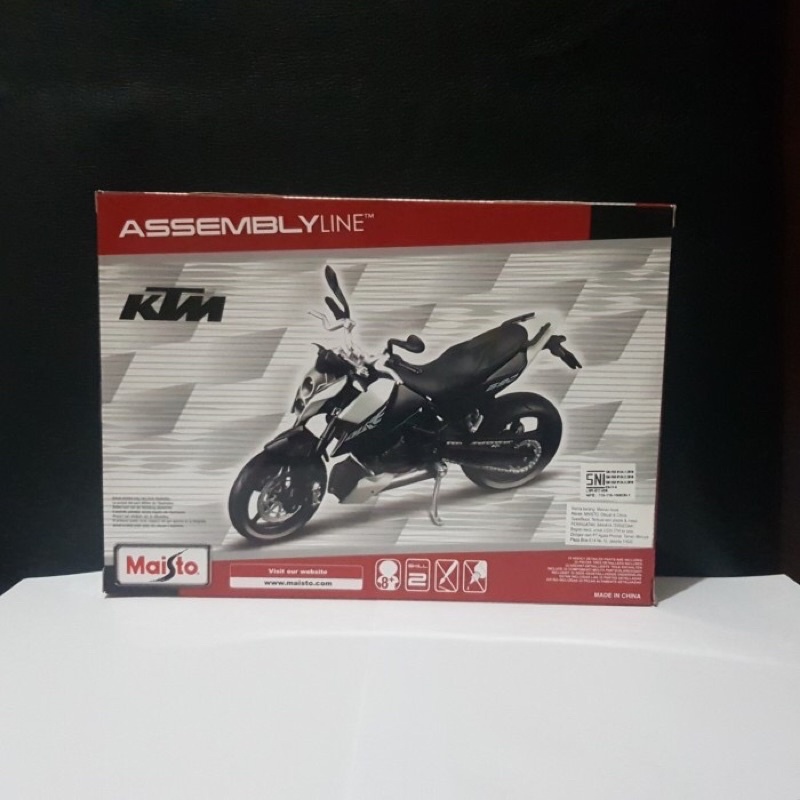 Diecast Motor Maisto Rakit Assembly Line "KTM 690 DUKE