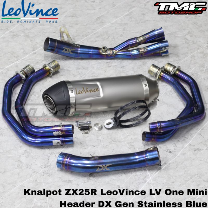 Knalpot ZX25R ZX25 LeoVince LV One Mini fullsystem