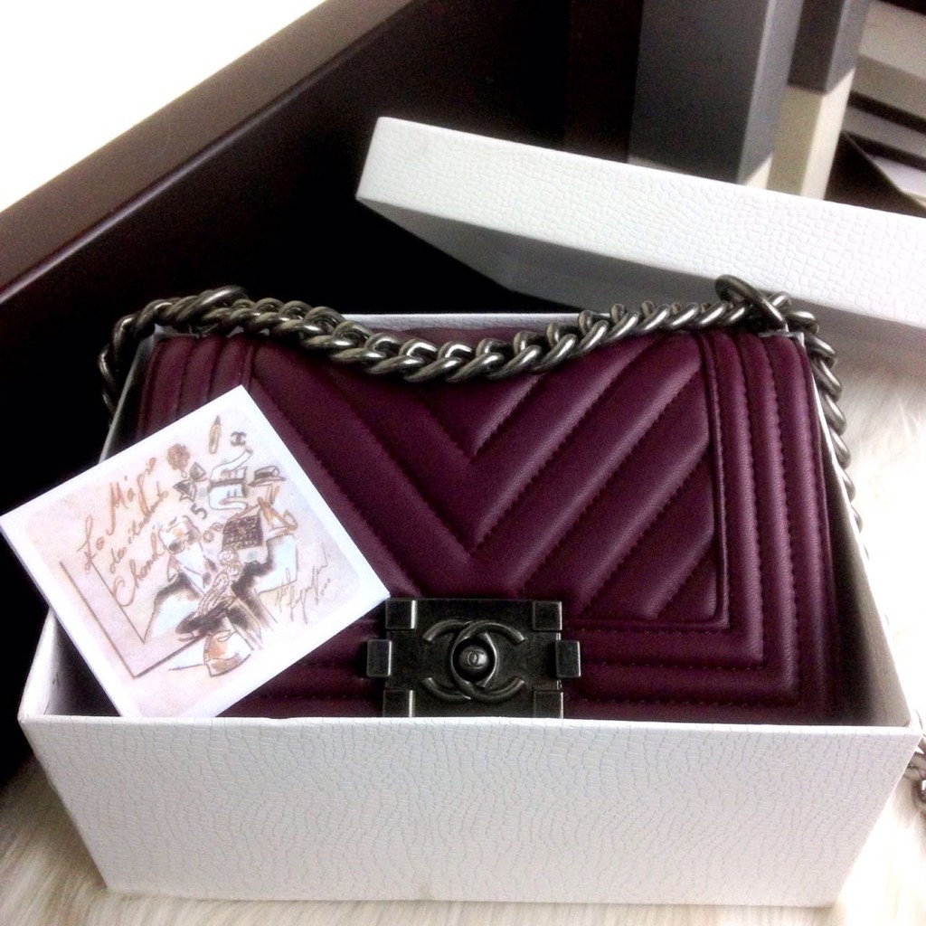 CHANEL BOY Chevron Flap Mini 71502-C WS