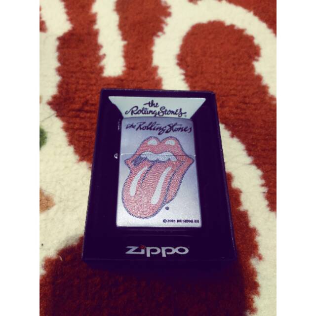 Zippo Original Rolling Stones Logo Satin