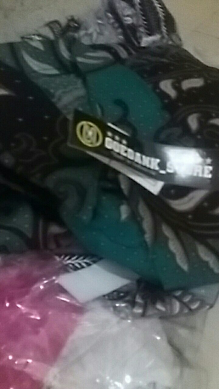 Risna Batik Hrb026 Kenongo Hem Kemeja Batik Pria Lengan Pendek Katun Primis Premium Halus M L Xl