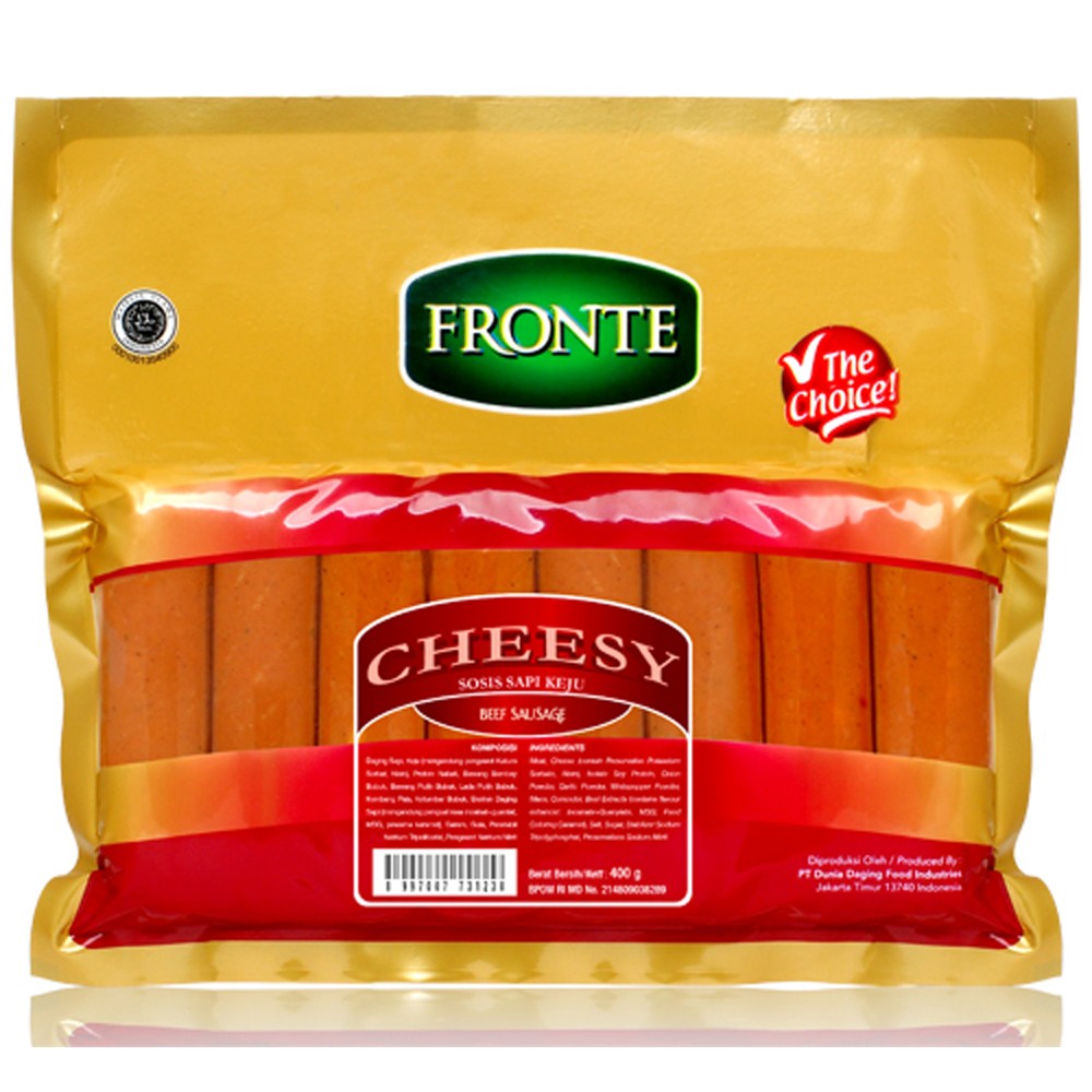 Fronte Beef Sosis Cheesy - GRATIS ONGKIR