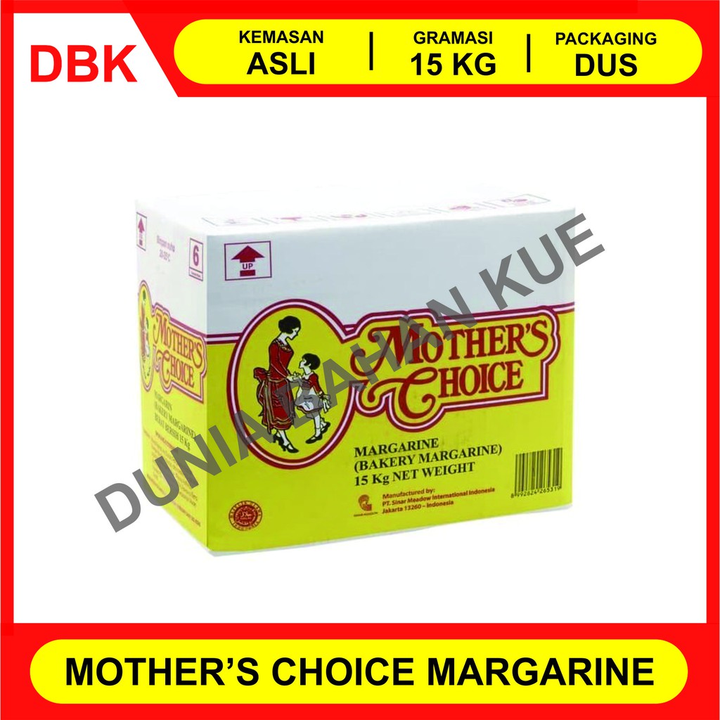 

MOTHER'S CHOICE MARGARINE 15 KG / MOTHERS CHOICE / BAKERY MARGARIN KUE