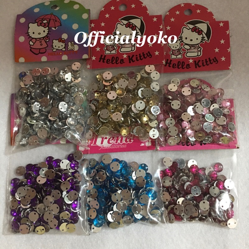 Manik Resin Permata Bulat 6mm