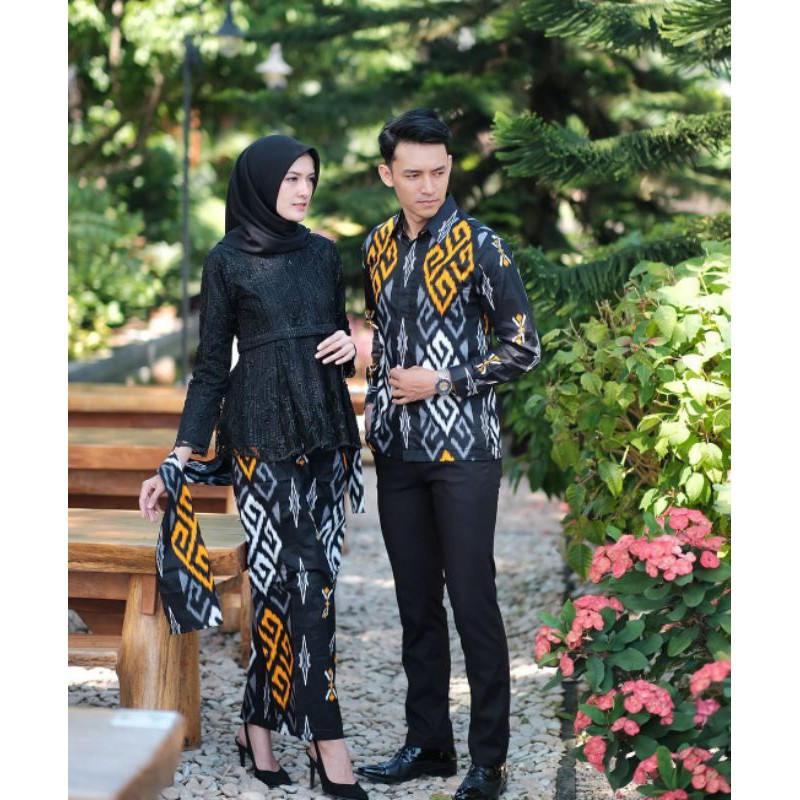 KEBAYA BROKAT COUPLE / KEBAYA BRUKAT PASANGAN / BAJU TUNANGAN / BAJU KONDANGAN / AKITA.ID / MODREN