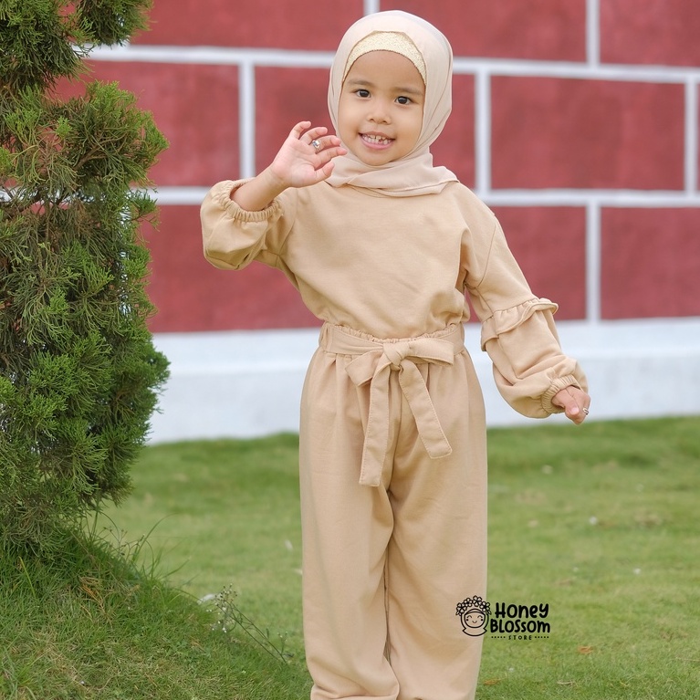 Baju One Set Anak Perempuan Cantik Alika Series usia 0_5 Tahun / Baju Muslim Anak