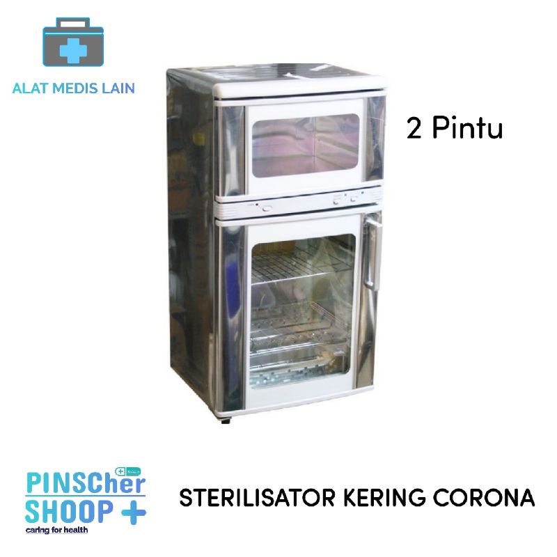 STERILISATOR KERING 2 PINTU 80 LITER AUTOCLAVE CORONA ZTP80A