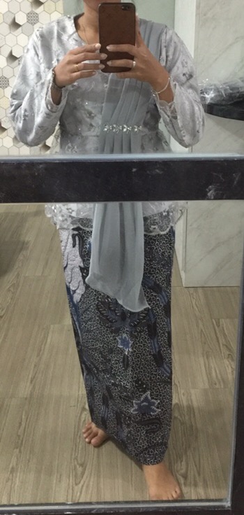 [real Pic] Batik Couple Yulia Kebaya Batik Modern Batik Couple Sarimbit Brokat Brukat - Bs142