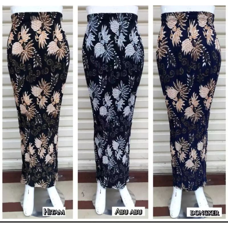 Terlengkap] Rok Plisket Batik - Original / Bawahan Kebaya / Rok Songket Prisket