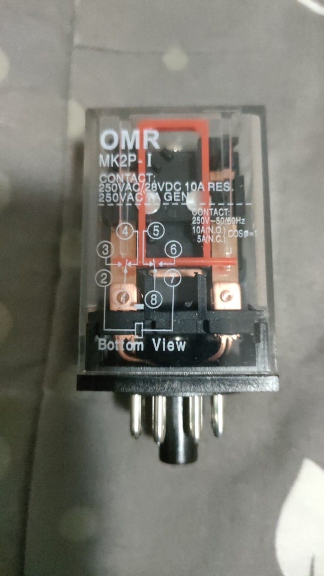 Dijual Relay Omron Omr 8kaki 8 Kaki 8pin 8 Pin / Socket Bulat Ac 220v 220 V
