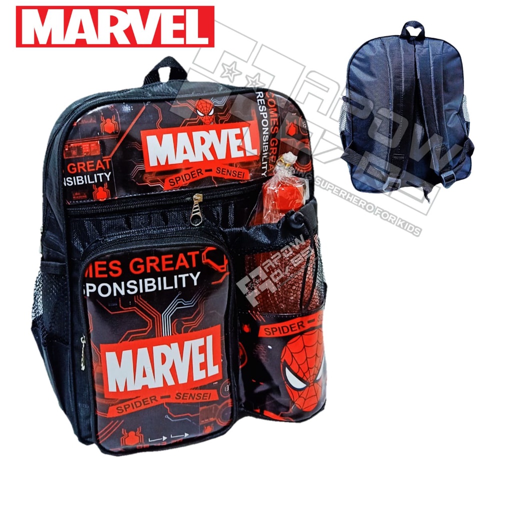 Tas Anak Untuk Sekolah Model Spider Merah Tas Untuk Anak TK Dan SD