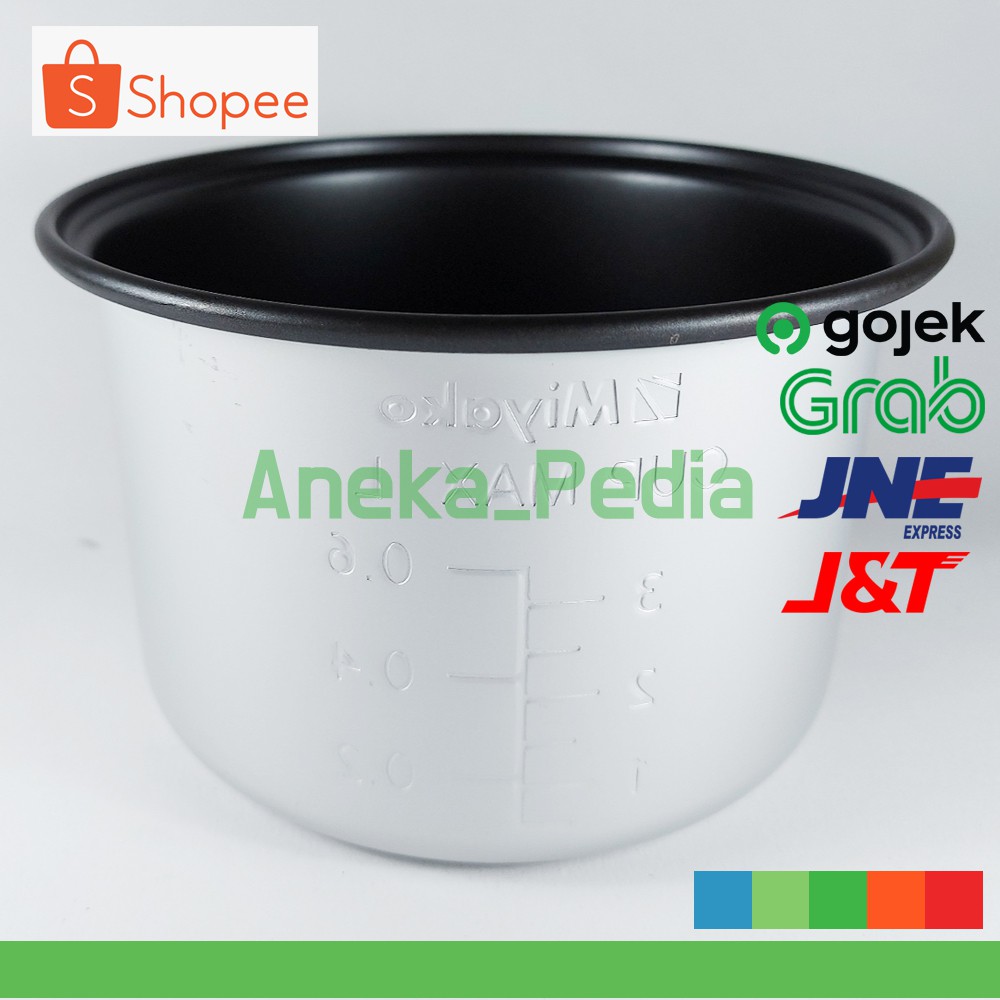 PSG-607 Panci Magic Com Miyako 0,6 Liter Teflon Dalam Rice Cooker PSG 607 Original 0,6L 0,6L 0,6 L