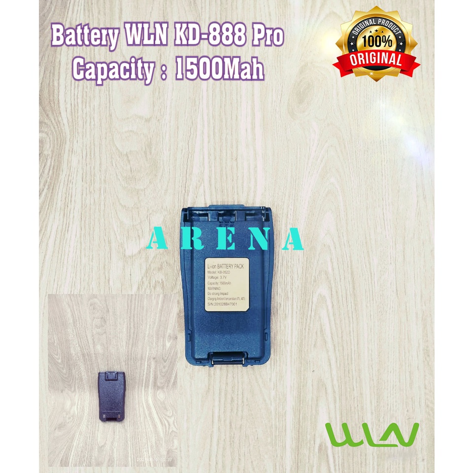 Baterai - Batere - Battery-Batre WLN KD- 888 Pro Walkie Talkie