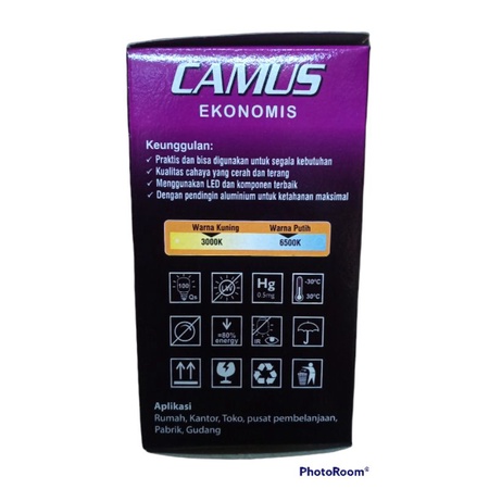 Lampu LED 30W Putih Terang Camus Kapsul 30 Watt Bergaransi