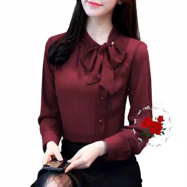 BAJU ATASAN WANITA CLARA BLOUSE TERBARU FASHION KOREA