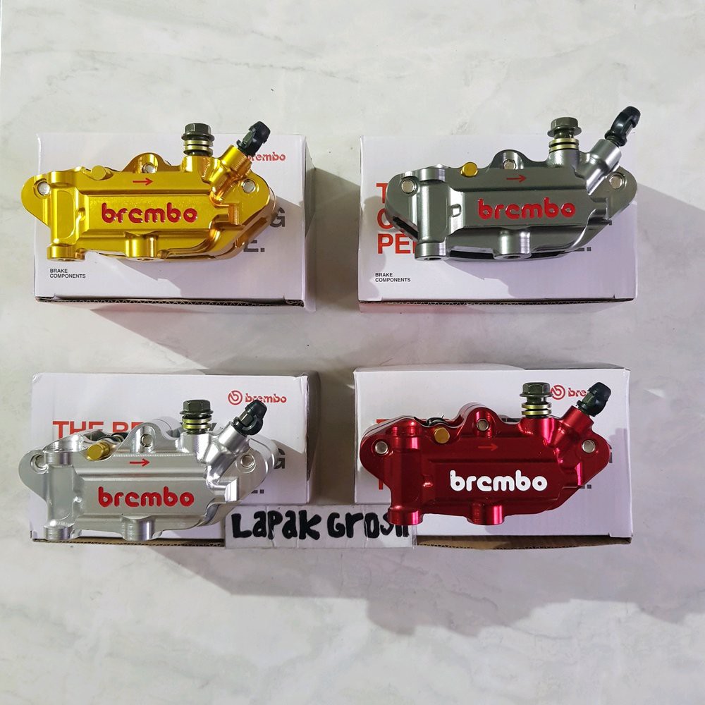 BARU KALIPER MONOBLOCK BREMBO 4PISTON MODEL NISSIN ORIGINAL