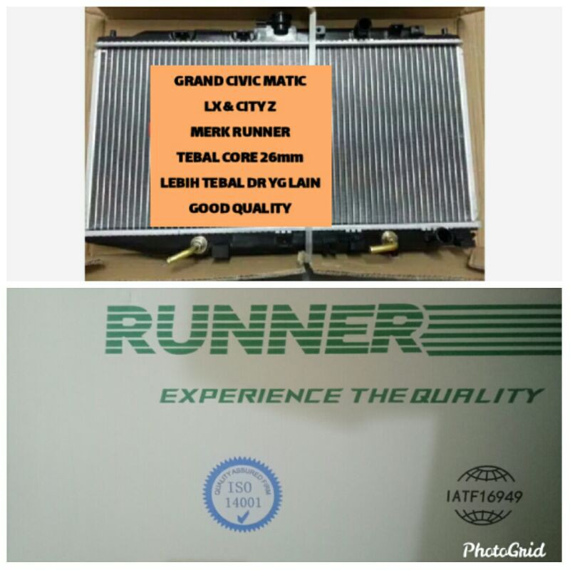 Radiator Grand Civic Matic