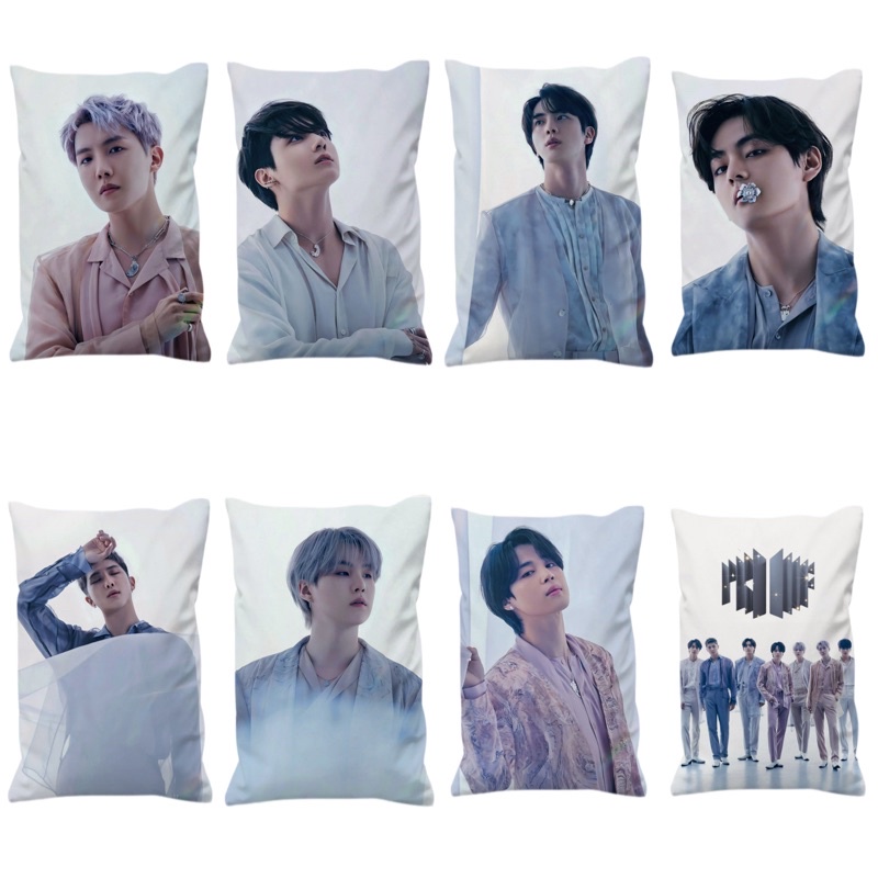 bantal foto BTS PROOF 2 sisi beda gambar