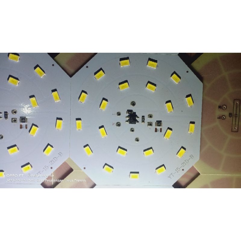 Lampu led 15 watt PCB