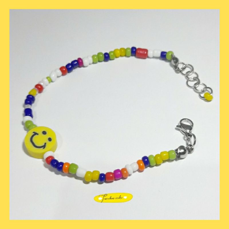 Gelang Manik Smiley Bead Bracelet // Inspired By EXO Sehun