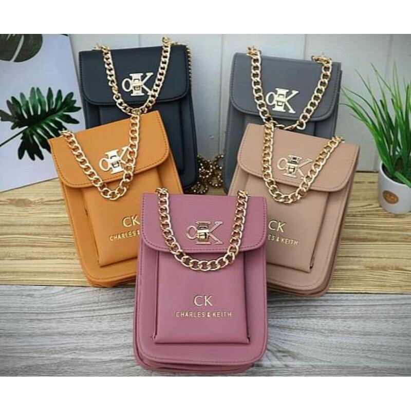 TAS HP CHARLES AND KEITH RANTAI BLACK NEKEL