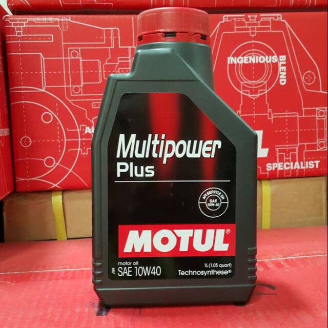 OLI MESIN MOBIL BENSIN MOTUL MULTIPOWER PLUS 10W-40 1 LITER