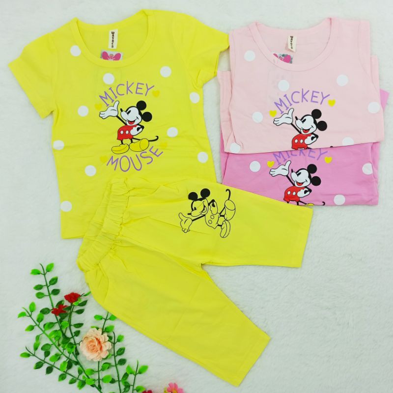 Ss#510 Pakaian Anak Perempuan size 1-4tahun / Setelan Anak Perempuan Bahan Kaus Kualitas Premium