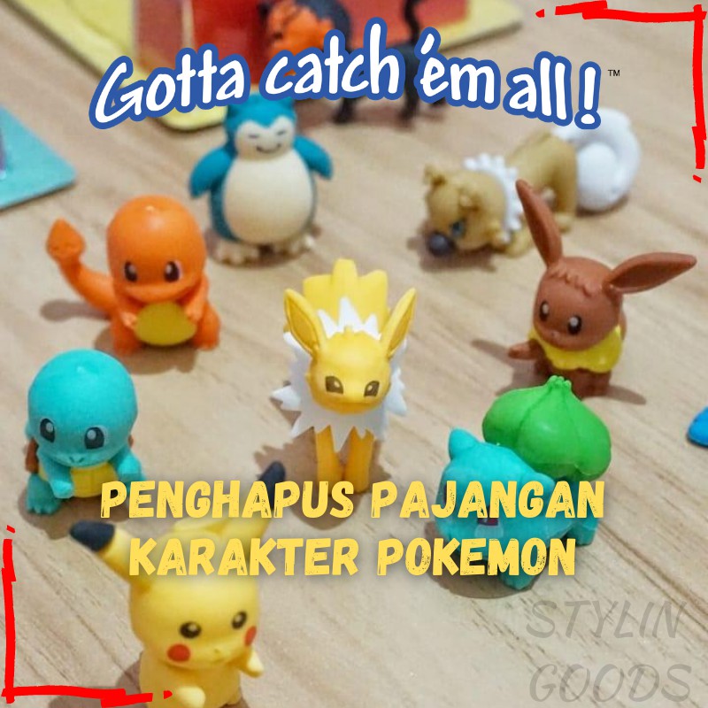 

KARET PENGHAPUS SETIP ERASER KARAKTER KARTUN POKEMON ALAT TULIS MURAH LUCU READY STOCK BISA COD