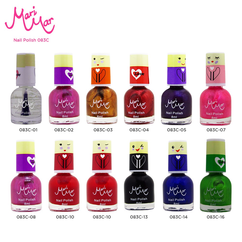 MARIMAR Nail Polish 085 | Kutek | Cat Kuku | Bentuk Botol Random