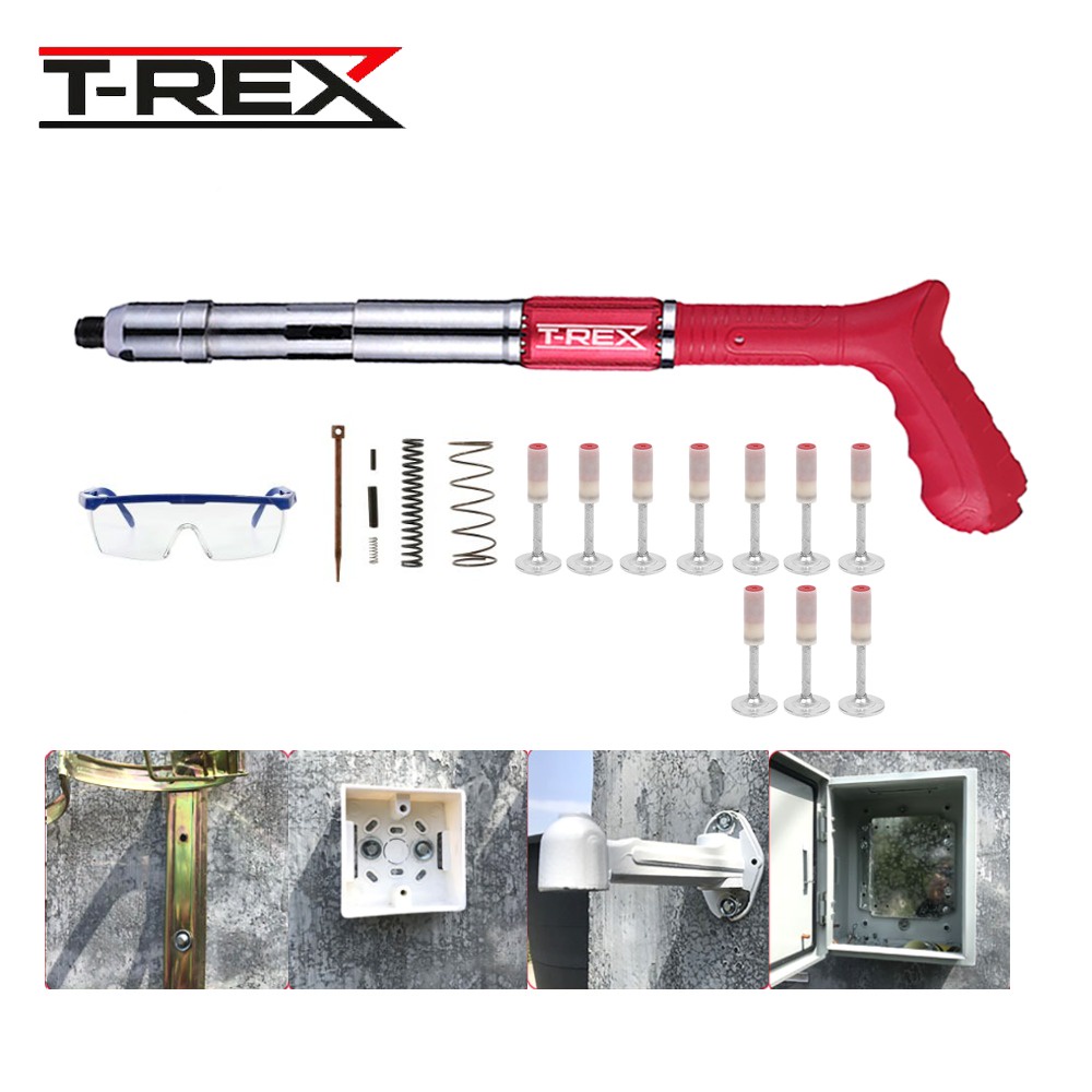 CUCI GUDANG !! T-REX Alat Mesin Tembak Paku Beton / Fastening Gun / Ramset Gun / Paku tembak beton baja TERMURAH BERKUALITAS!