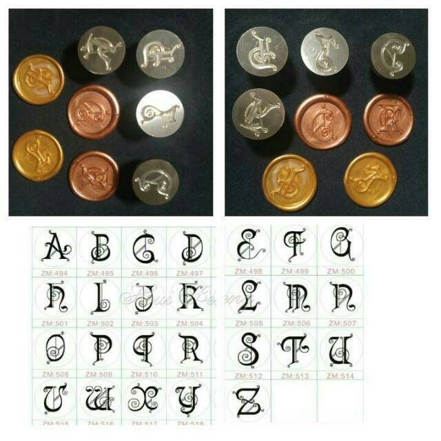 

Seal wax stamp letter NADA ready stok lilin segel stempel sealing
