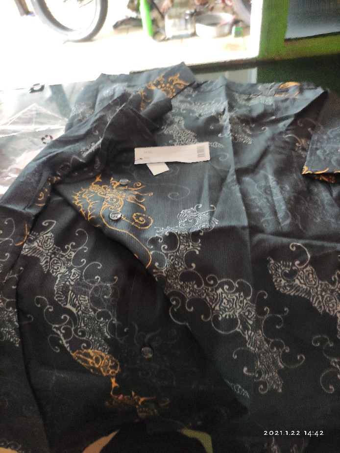 Kemeja Batik Pria Slim Fit Batik Solo Colindion Cbs756