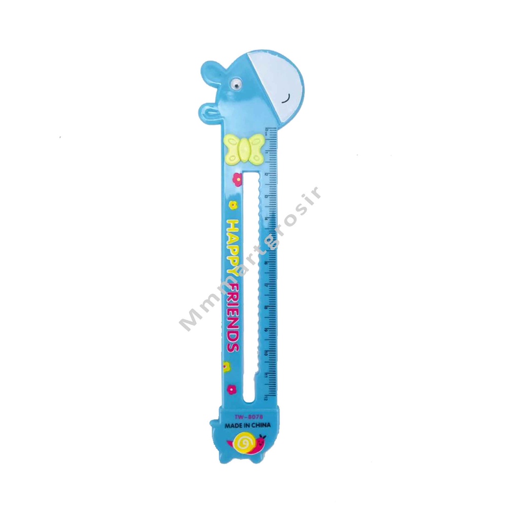 Ruler Jerapah / Penggaris Anak-Anak / Happy Friend / Alat Ukur