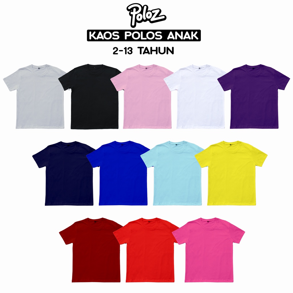 KAOS POLOS ANAK KAOS POLOS BAYI KAOS POLOS ANAK LAKI LAKI KAOS POLOS ANAK PEREMPUAN KOS PENDEK MURAH