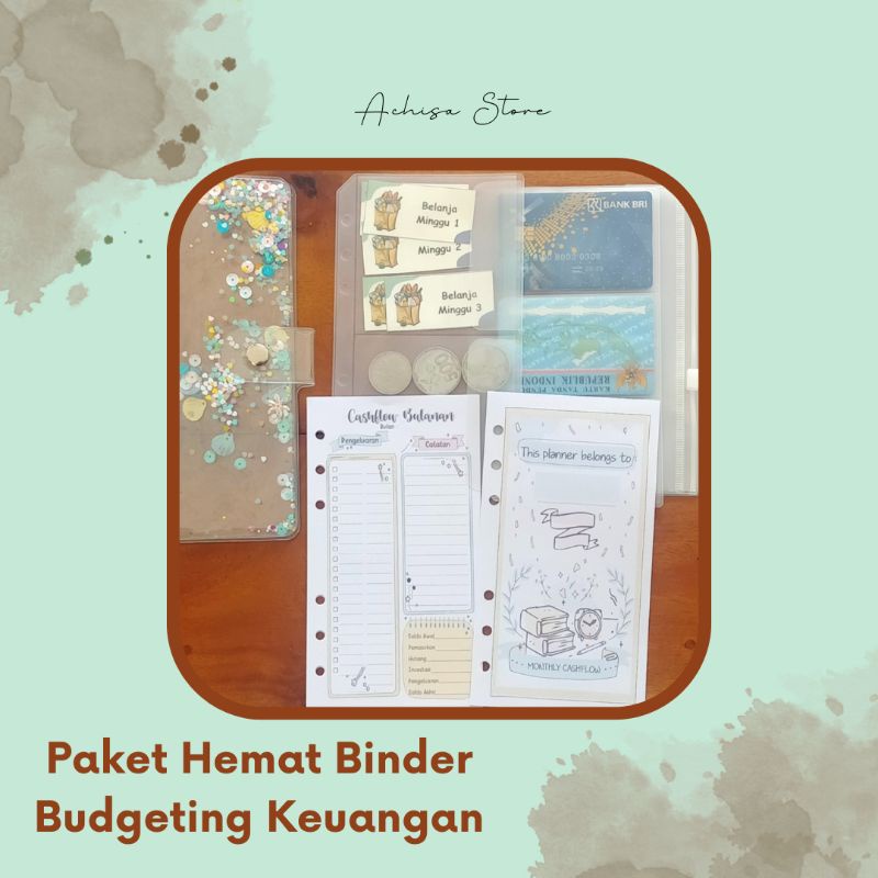 

Paket Hemat Binder Budgeting Keuangan Free Stiker