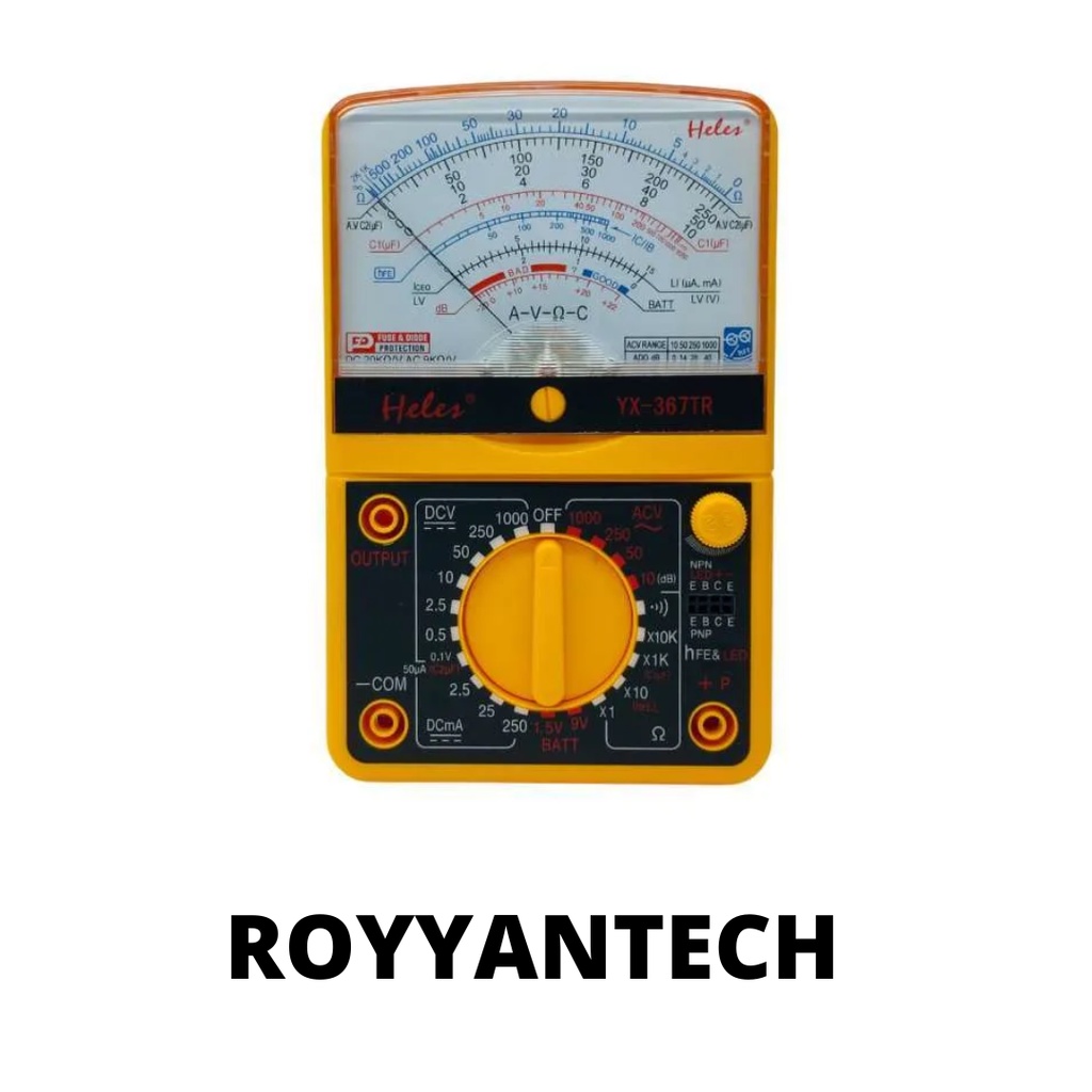 MULTIMETER HELES YX 367 TR MULTITESTER AVOMETER ANALOG