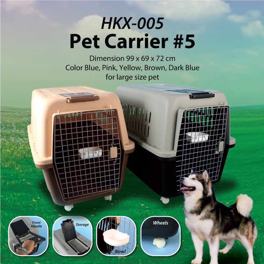 Pet Cargo Kennel Box XL - Pet Dog Kandang Anjing Hewan