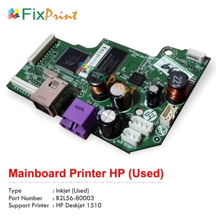 Mainboard Printer HP 1510 Motherboard Board Deskjet 1510 B2L56-80003 FPS1102