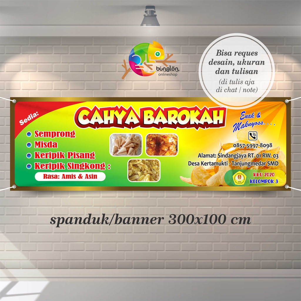 Contoh Banner Pisang Crispy Contoh Desain Spanduk My Xxx Hot Girl