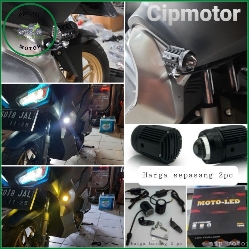 Lampu Tembak  D2 LASER Honda ADV 150 MotoLed Moto led DuroMoto M1 Vinyx Q2 Luminos (COD)