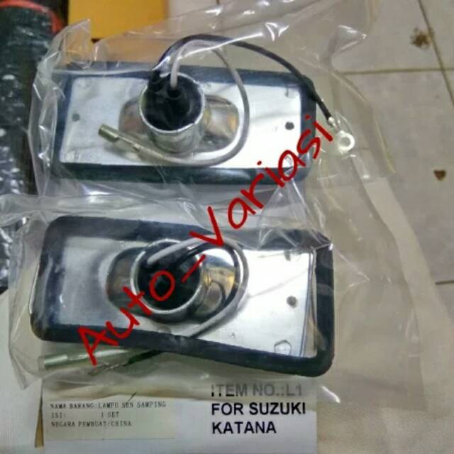 Lampu sen putih katana kw