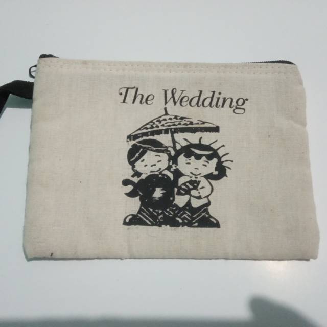 

Pouch Blacu Ukuran 15x22cm 3 warna sablon