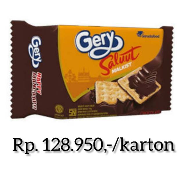 

Gery Saluut Malkist Coklat Family Pack (isi 20pack)